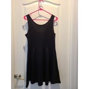 NWOT H&M Divided Little Black Skater Dress